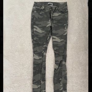 Camo Jeans size 6.